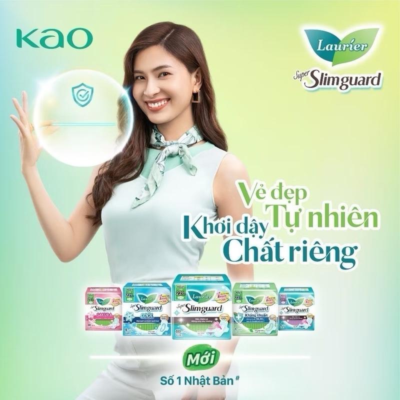 ￼(Chọn loại)Băng Vệ Sinh Laurier Siêu Mỏng Kháng Khuẩn 1mm Loại lớn Nữ Tampon Women 3