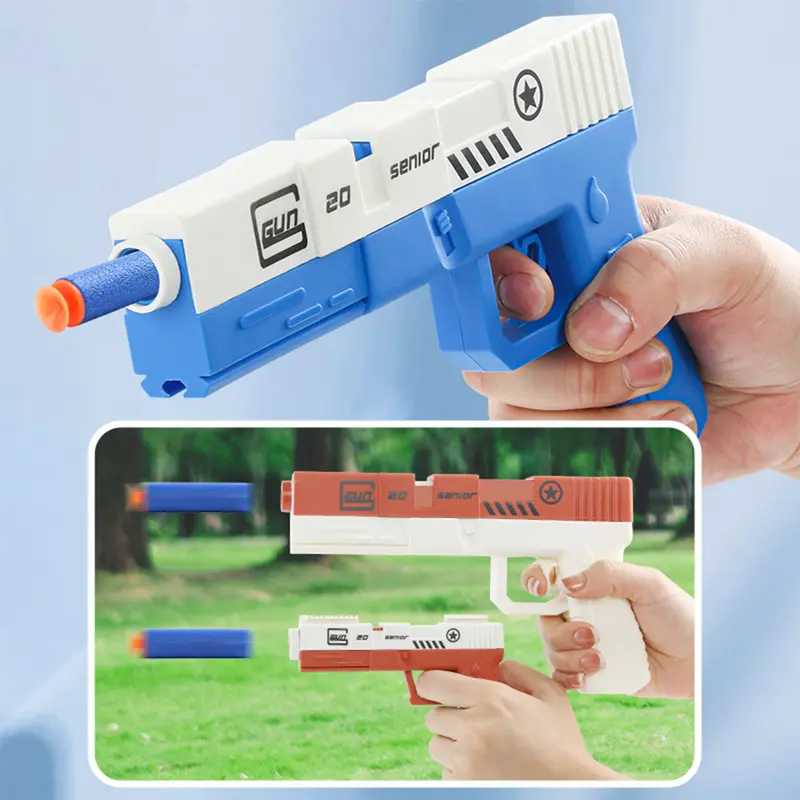ComBo 2 Đồ Chơi Nerf Bắn Đạn Xốp Mềm Fullbox Kèm 20 Viên Đạn Xốp  2023 - An Toàn - Có Thể Tháo Rời - Mua 1 Được 2.m1911.sung mini.sung đồ chơi.súngngắmbắnđạn xốp Toy Pin 5