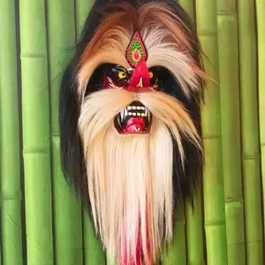 Ganongan Rill Pict Dr Kayu Rambut Sintetis Super Mata Kaca Ukuran Dewasa Ringan