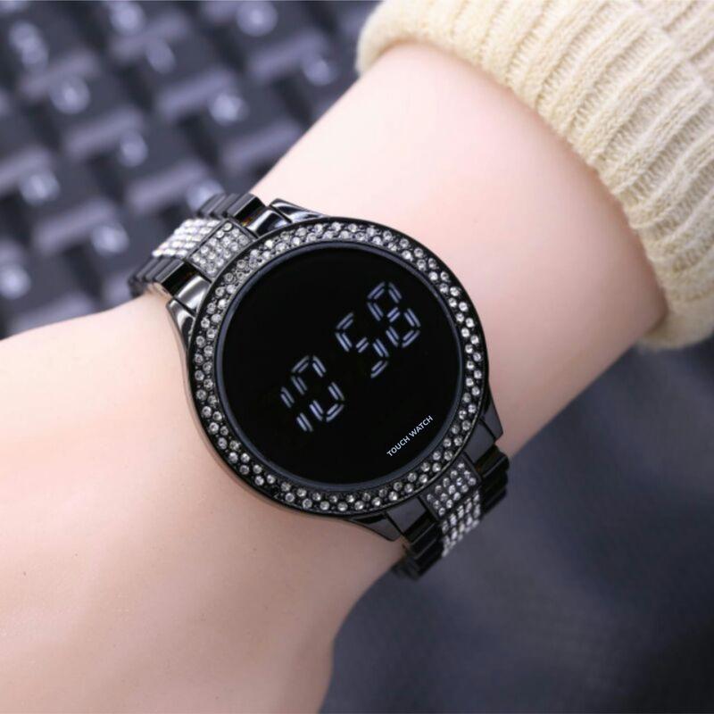 Jam Tangan Wanita Digital LED Touch Screen // Layar Sentuh Terbaru dan Terlaris Tahan Air Bisa COD 2