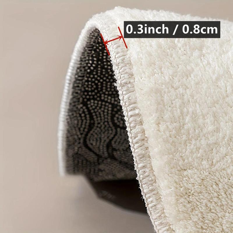 Angel & Letter Pattern Bathroom Mat, Non-slip Soft Bath Mat, Angel Design Oval Shaped Non-slip Bath Mat, Summer Decorative Entrance Floor Mat for Indoor, Room Decor 6