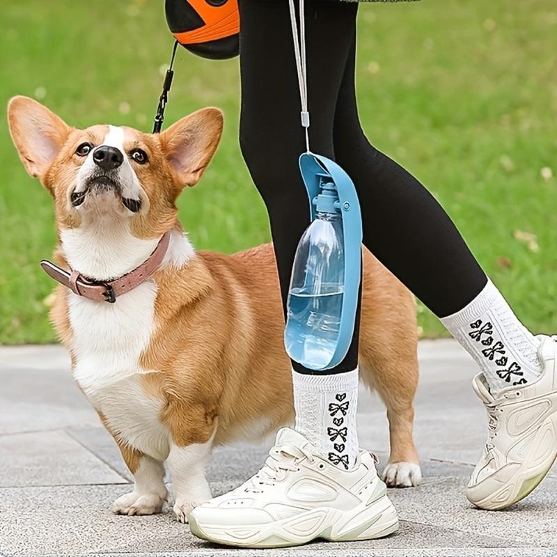 Portable Pet Water Bottle Foldable Dog Water Dispenser Feeder Bowls Leak Proof Dog Travel Water Bottle For Dogs Walking Hiking 6