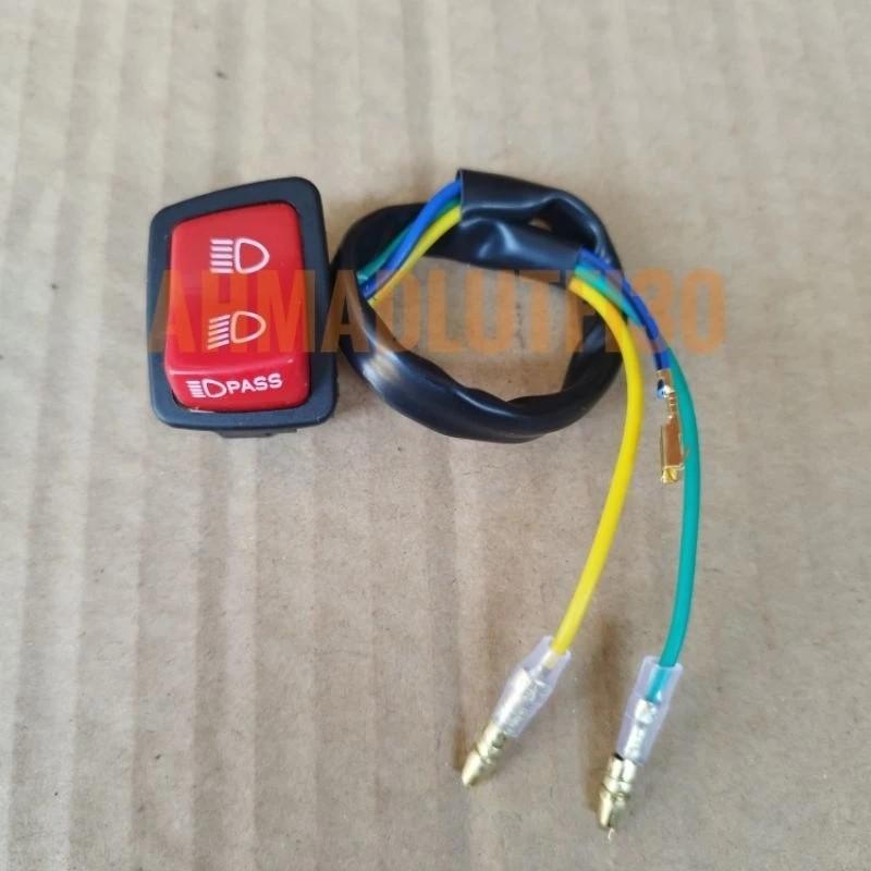 Product Introduction of Tombol dim Passbeam AEROX NVX vietnam PNP Mio Xeon Jupiter MX M3 soul GT 115 dll 1