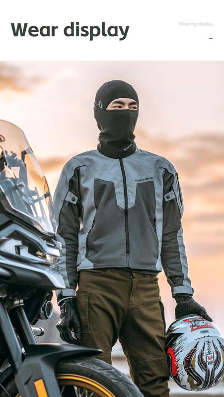 Product Introduction of ROCKBROS Motorcycle Face Mask for Men Women Breathable Anti-UV Full Face Cover Comfertable Cycling Balaclava with Glasses Hole 16