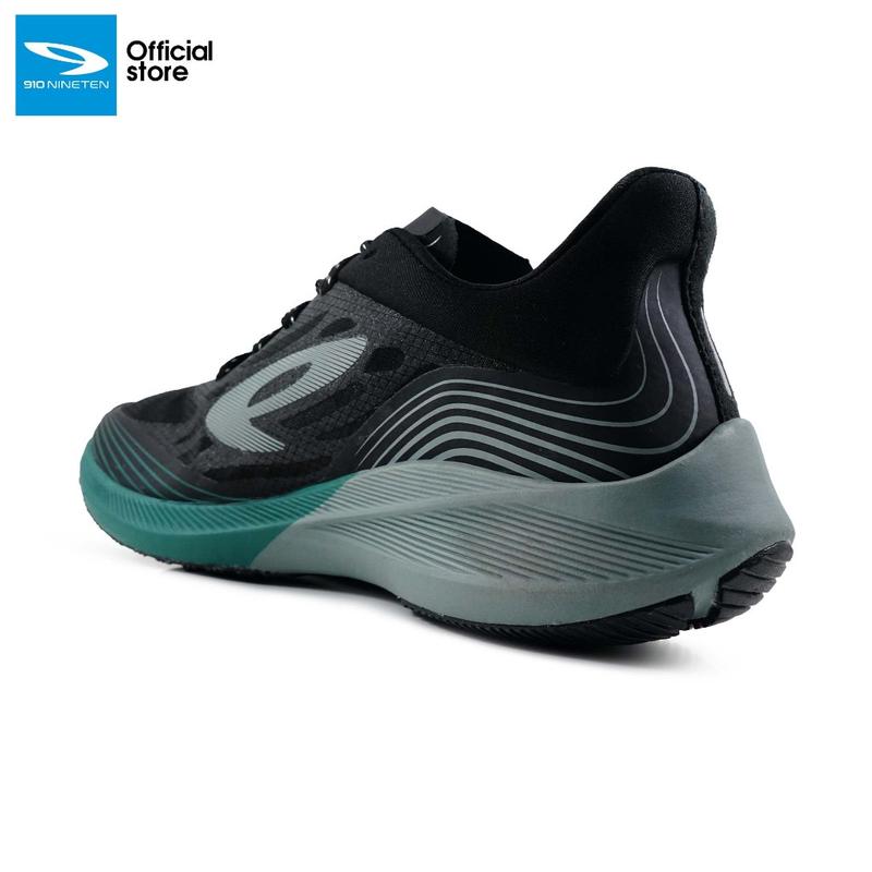 910 Nineten Haze Vision 1.0 Sepatu Lari - Hitam/Abu/Hijau Hydro 2