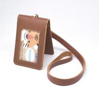 Gambar Coppo Lanyard Id Card Name Tag Front Kulit Sapi Asli dengan Magnet - Brown dari coppo leather Kab. Bandung 1 Tokopedia