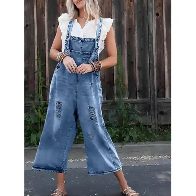 Womens Overalls Shop Women's Overall Shorts Denim Blue