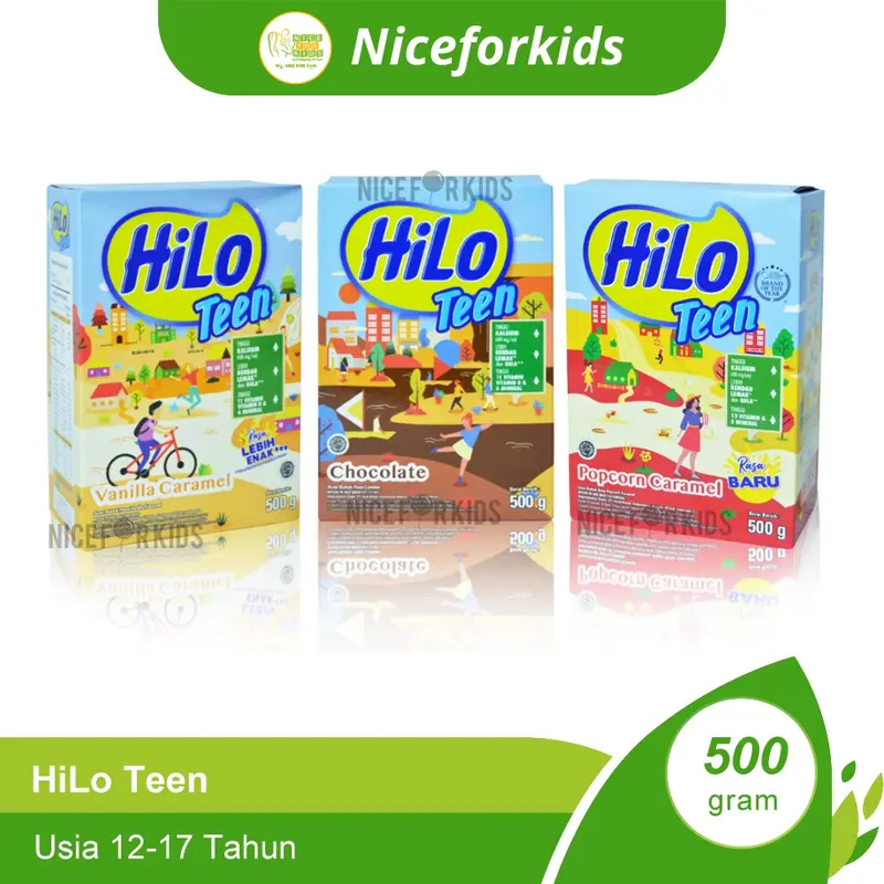HiLo Teen 500gr Susu Untuk Usia 12-17 tahun Susu Tinggi Kalsium 0