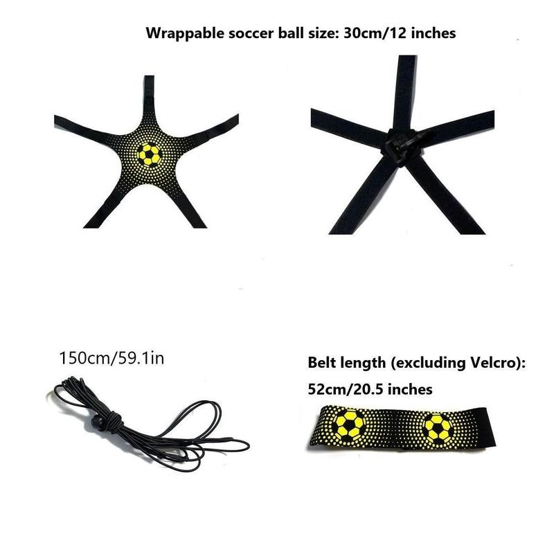 Product Introduction of Adjustable Football Kicking Training Belt, 1 Count Portable Football Practice Equipment for Beginners, Football Training Equipment for Indoor Outdoor Use 1