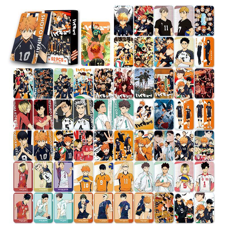 Product Introduction of 92Pcs/Set Volleyball Boys Double-sided Lomo Cards High Definition Printing Collectible Cards Stickers Bookmarks Greeting Cards DIY 2