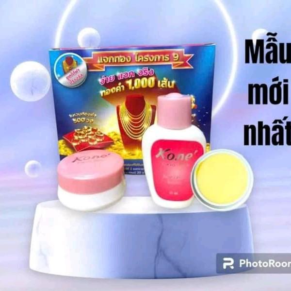  1h kone thái lan chuẩn gồm 1h kem và 1 chai nước. Skincare 