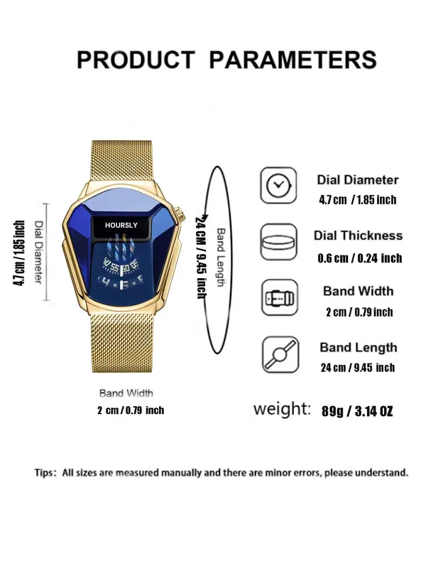 Men's Business Quartz Watch & Beaded Bracelet Set, Fashion Watch Set for Party, Daily Decor, Trendy All-match Watch Set for Birthday Gifts without Box 1