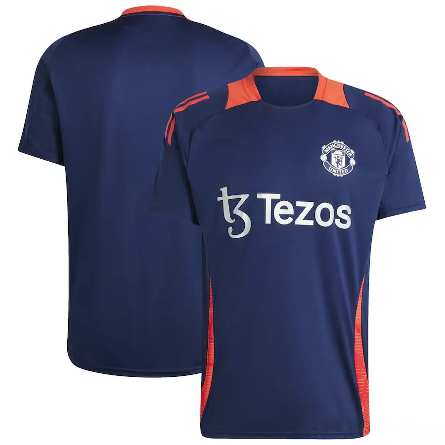 XY 2024-2025 Premier League Manchester United Training jersey Child Adult Fan Tshirts Plus Size