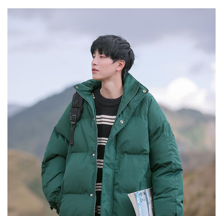 Product Introduction of [Official Genuine] Wolf Warrior Family 2024 New Cotton Jacket for Men Winter Lightweight Warm Down Cotton Coat Trendy Youth Boys Cold-Proof 30