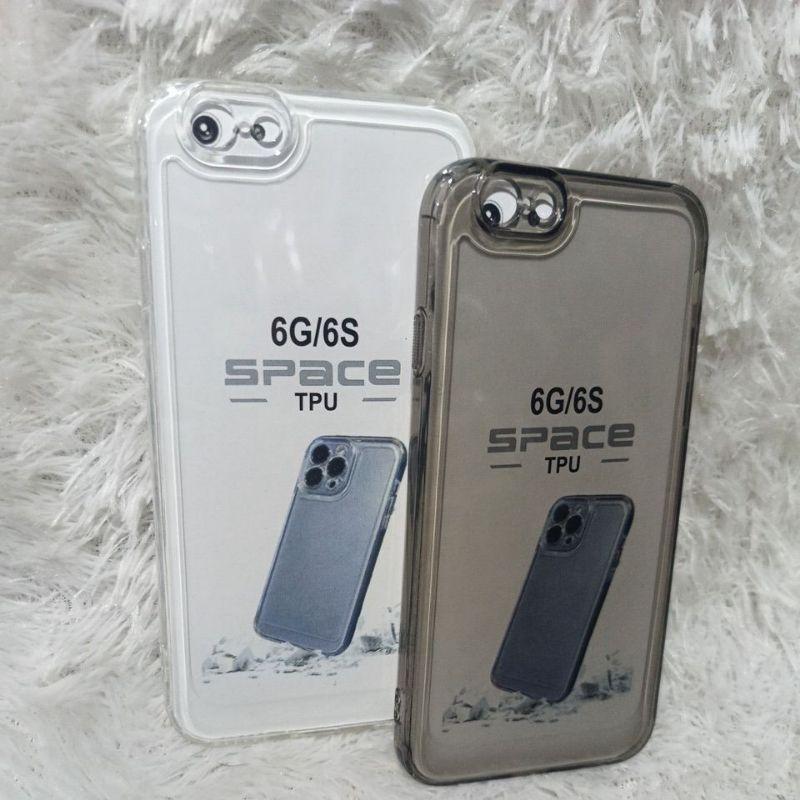 Softcase Casing IP 6G 6S Case silikon Clear Bening transparan pro Camera+ pelindung Camera bahan full karet tahan lama 2