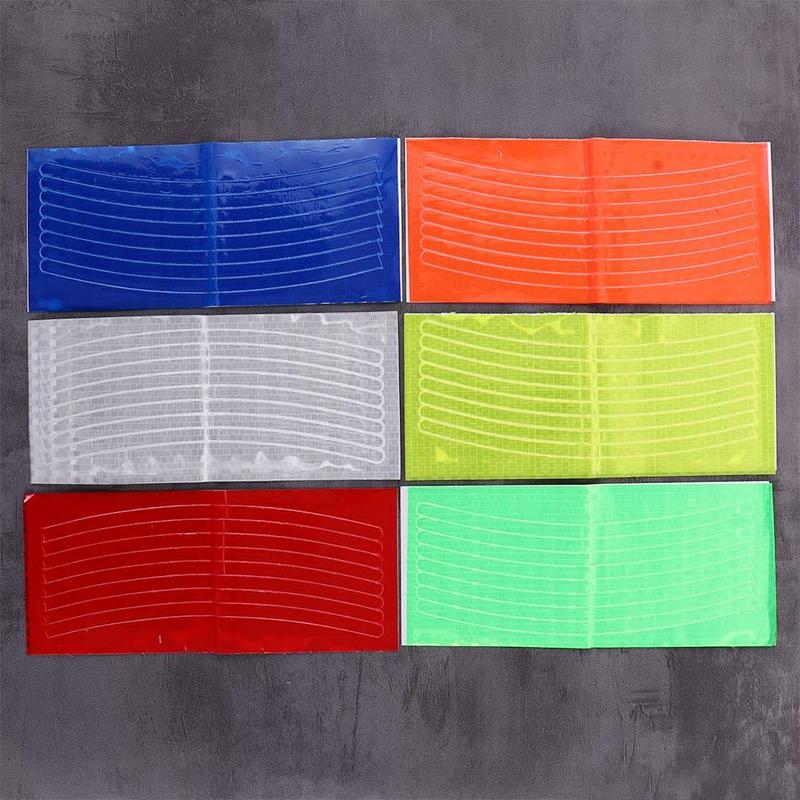 Cycling Decor Reflector Sticker MTB Bike Wheel Sticker Reflector ...