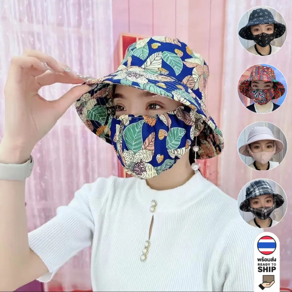 Topi Matahari, Perlindungan UV, Perlindungan terbina dalam, Sesuai untuk Kegunaan Luaran, Perlindungan Leher dan Muka, Harga Borong Tersedia