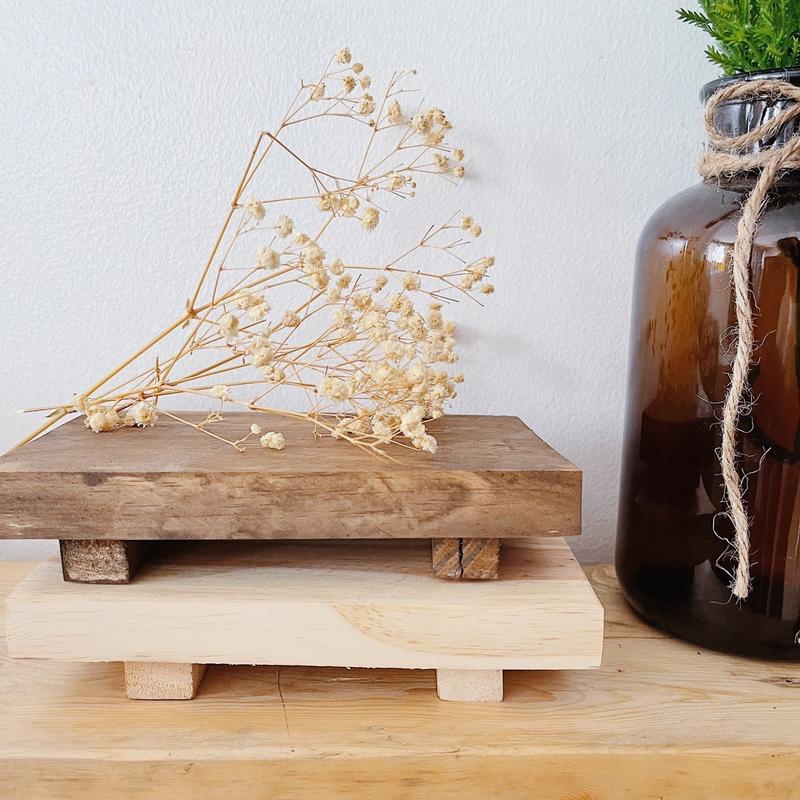 7” Wooden Riser Solid Wood Decor Smooth (Ramona) - TikTok Shop Philippines
