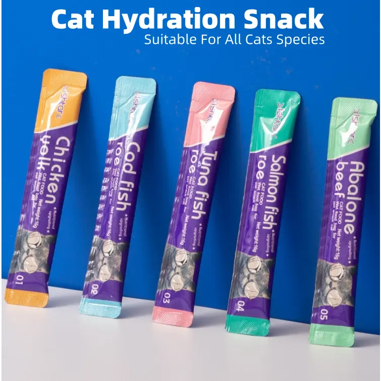 【BUNDLE of 30】Cat Stirps Seafood Premium Creamy Nutritious Cat Treats/ Nutritious Cat Treats/ Cat Food/Cat snacks For All Breeds 16g kit cats g