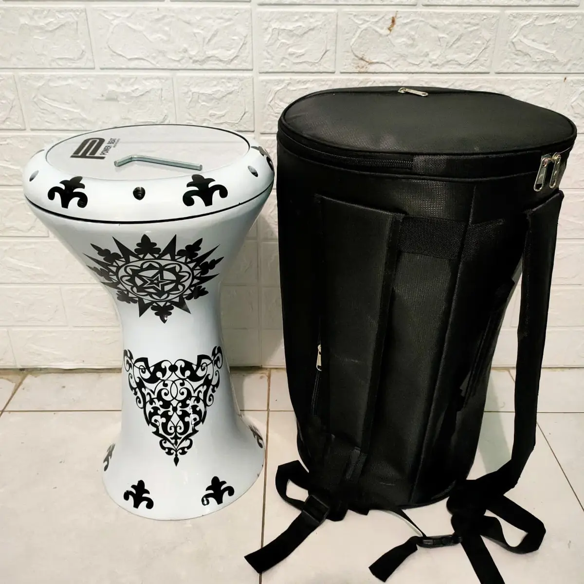 Darbuka murah 8 inc motif fullset kualitas bagus