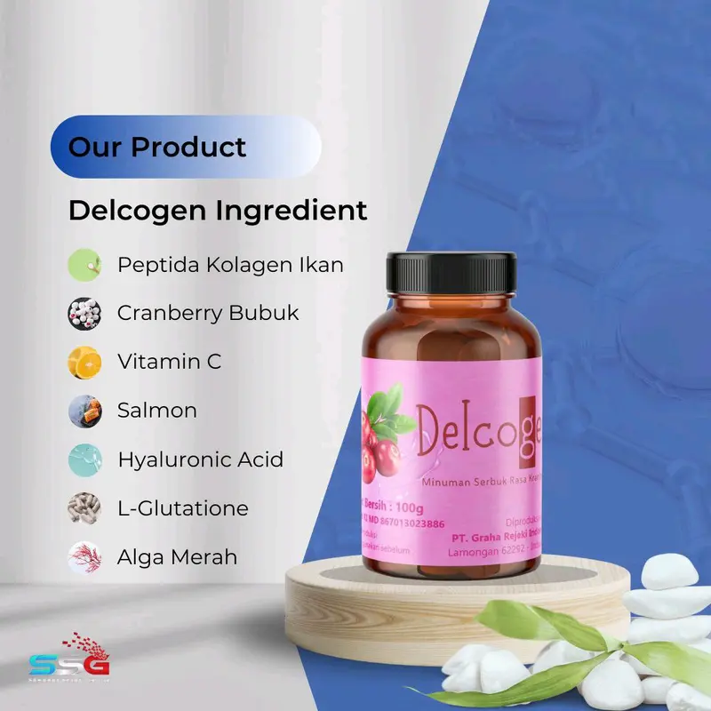Delcogen Collagen Drink Perawatan Kulit 3
