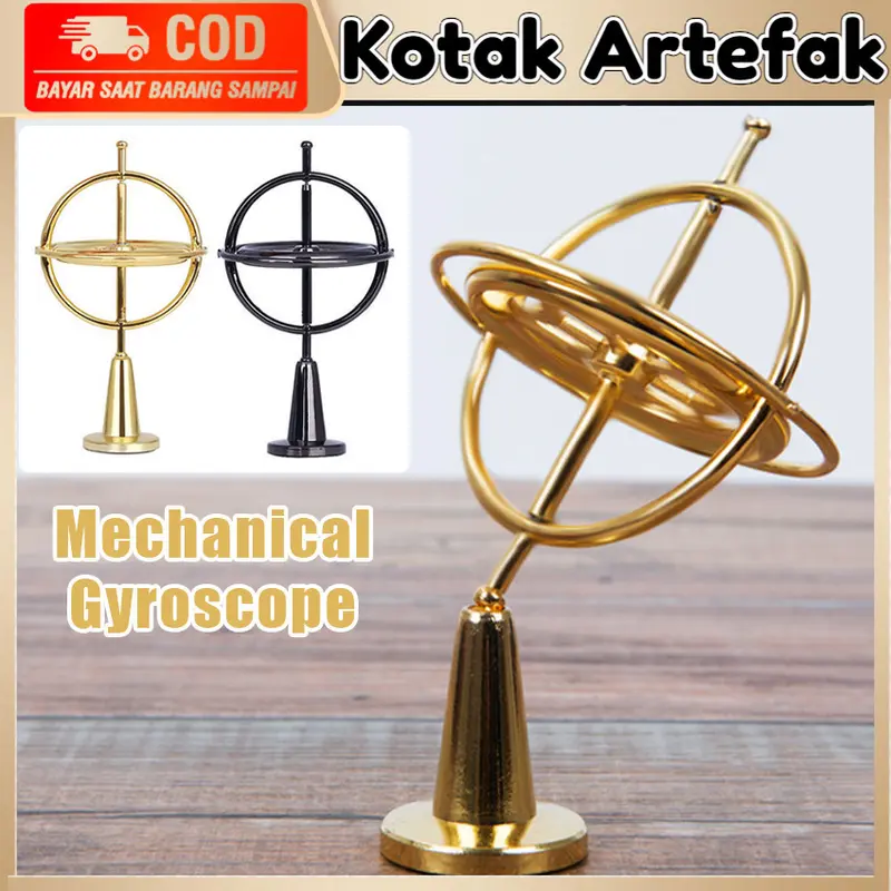 Self-Balancing Gyroscope Fidget Spinner Metal Anti-Gravity Decompression Educational Toy Pajangan Dekorasi Meja Kantor 0
