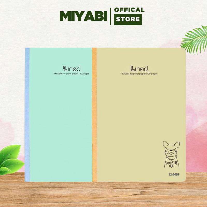 Vở kẻ ngang klong 120 trang định lượng giấy 100gsm b5, tập vở kẻ ngang học sinh , vở viết ghi chép - MIYABI