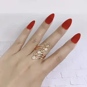 Cincin Xuping Perhiasan Wanita Motif Permata Thailand - Xuping Gold 37