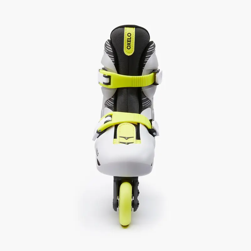 sepatu Roda anak Oxelo Play 5 Power Inline Skates Kids' Original Outdoor - Grey 4