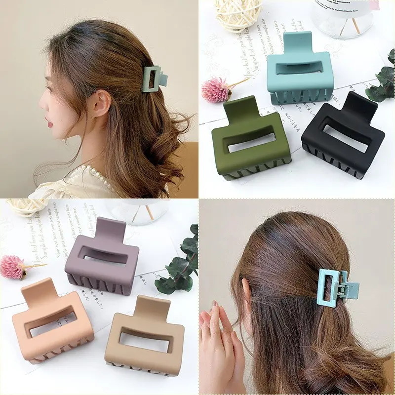 BISA COD F5642 Jepitan Rambut Korea / Jepit Rambut / Jedai Rambut Doff / Jepit Rambut Salon / Jedai Fashion / Jepit Rambut Polos Lucu Pengait Plastik Wanita Clips 6