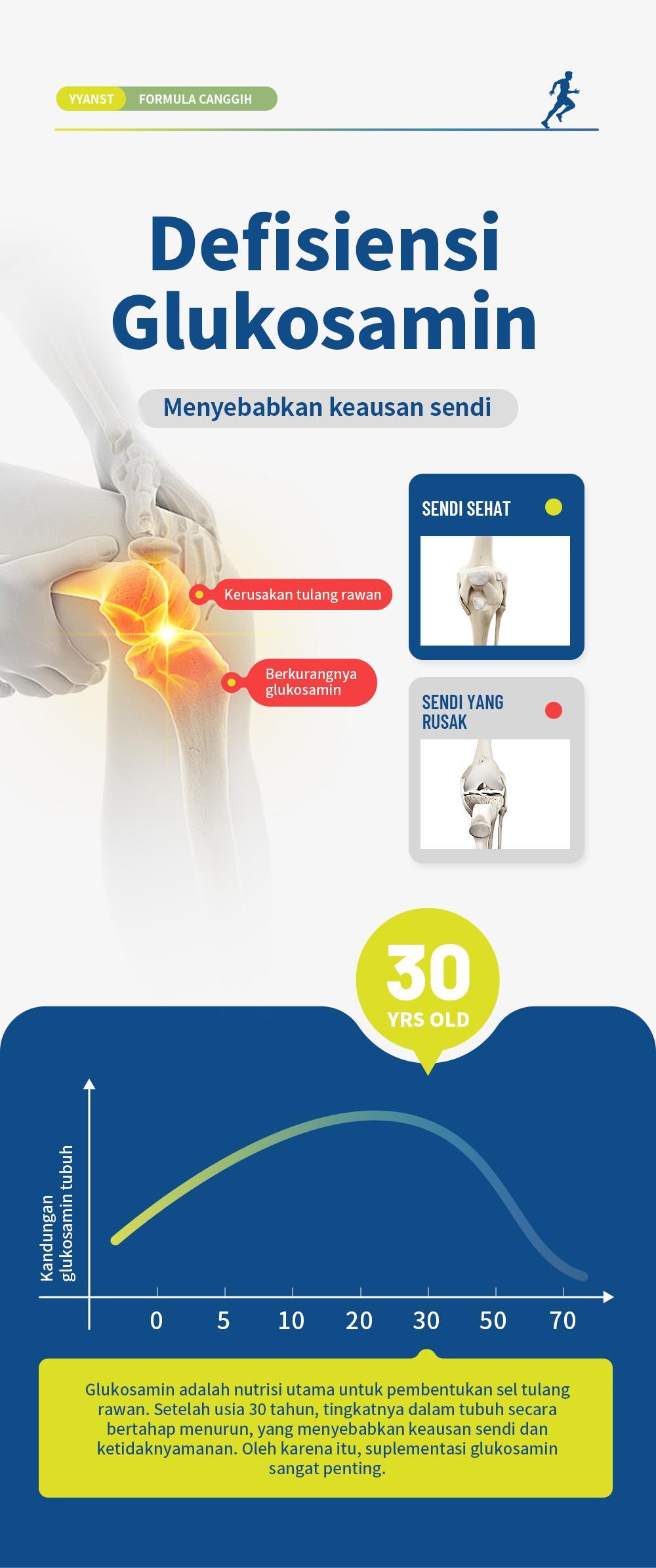 【Sale】Yyanst Glukosamin, Kondroitin, Kunyit & MSM – Suplemen Makanan dengan Formula Lanjutan untuk Kesehatan Sendi, Menggunakan Bahan-Bahan Berkualitas dari Seluruh Dunia – 90 Kapsul dengan Sertifikasi FDA & GMP dari AS - 1 botol 【Sale】Yyanst Glukosamin, Kondroitin, Kunyit & MSM – Suplemen Makanan dengan Formula Lanjutan untuk Kesehatan Sendi, Menggunakan Bahan-Bahan Berkualitas dari Seluruh Dunia – 90 Kapsul dengan Sertifikasi FDA & GMP dari AS - 1 botol