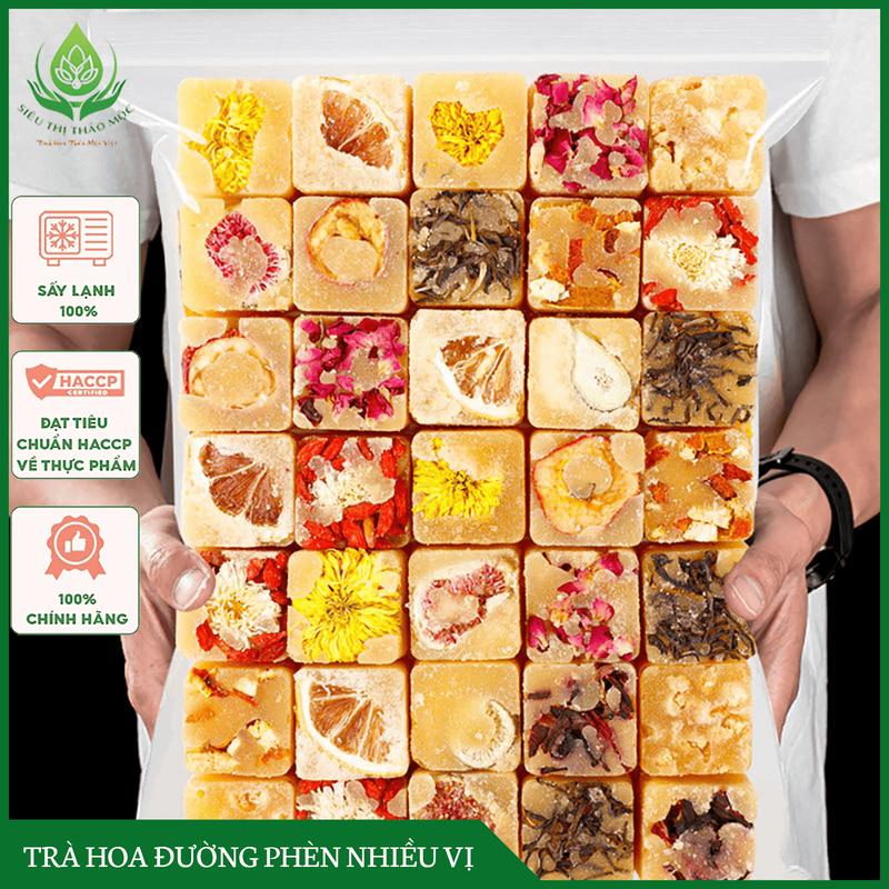 Trà Viên Đường Phèn Mix Nhiều Vị - SIÊU THỊ THẢO MỘC