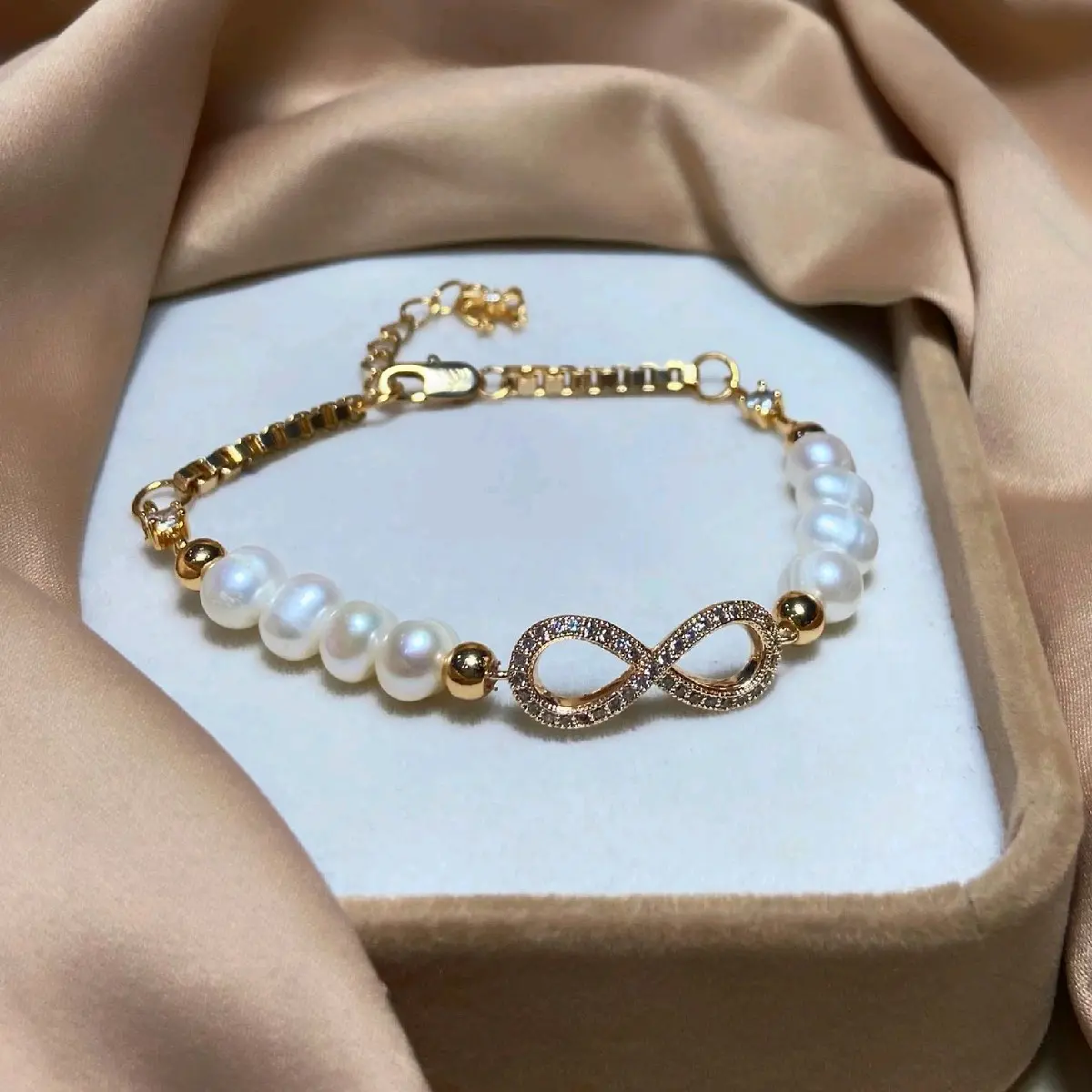 gelang mutiara tawar super