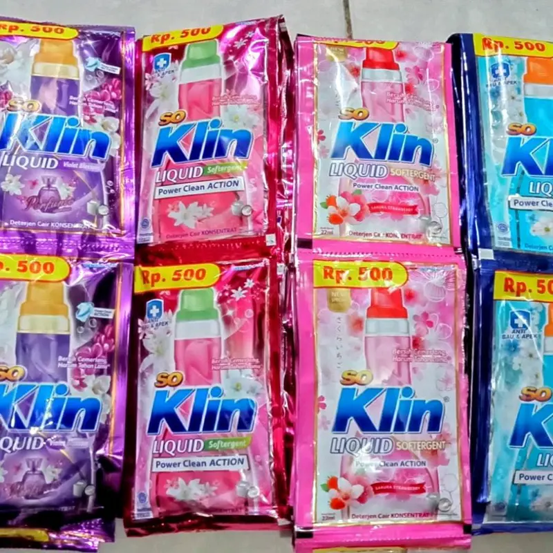 Soklin Liquid Cair Renteng (isi 48/72/96sachet) Shop Tokopedia