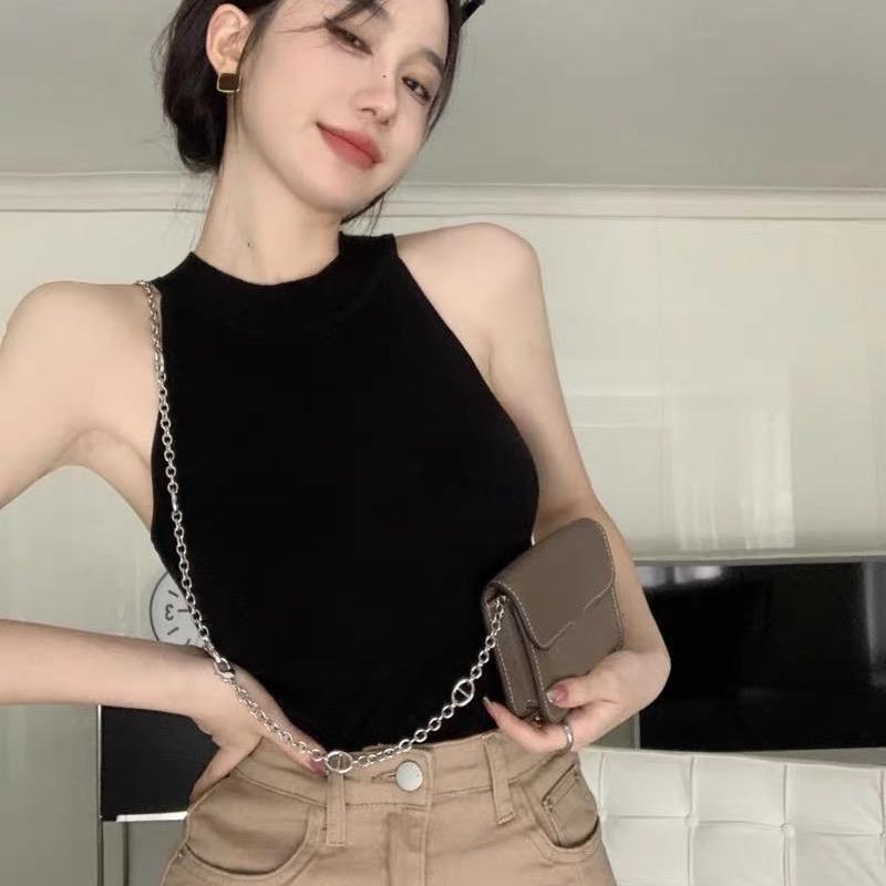 Áo thun ba lỗ bigsize nữ dáng croptop chất thun gân mềm mịn co giãn cho nàng chubby  - G4 1