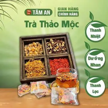 Combo 30 Gói Trà Mix (15 gói trà đông trùng + 15 gói trà kim quất) - Tâm An 4
