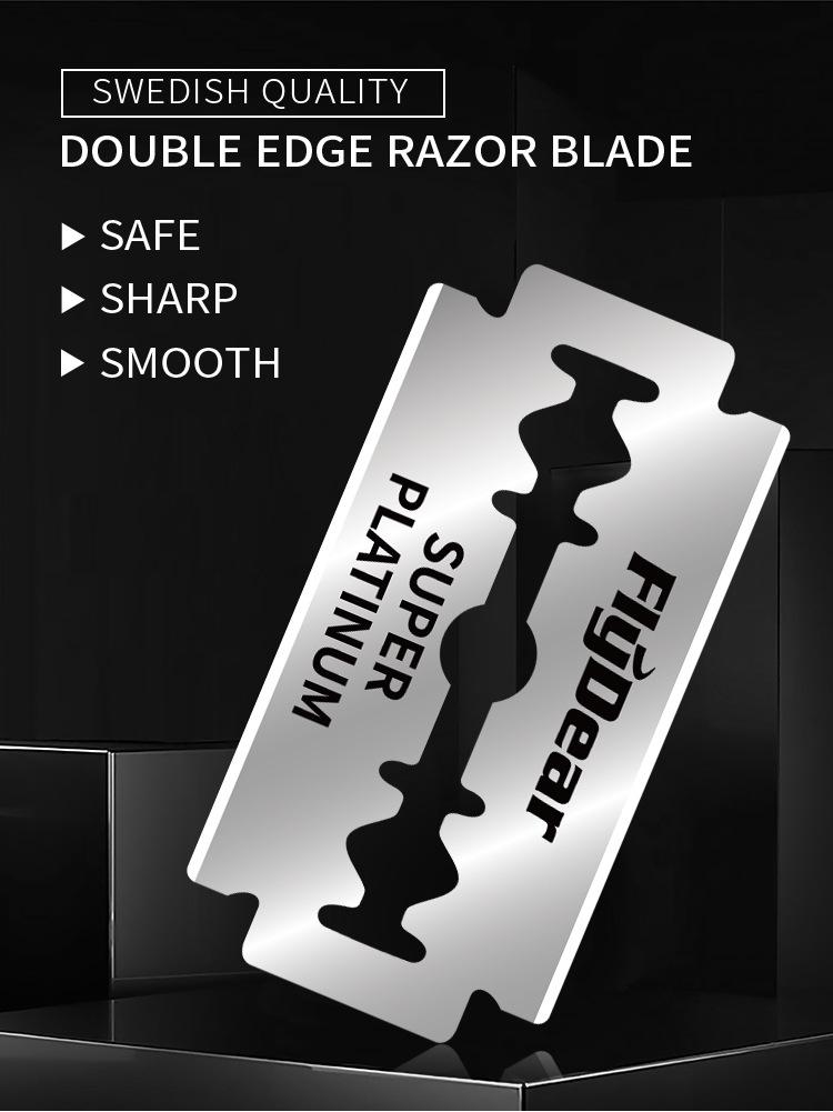 Product Introduction of 100pcs Dorcc Razor Blades Stainless Steel Safety Razor Blades For Shaving Razor Men Shaver Barber Blade DropShipping Clipper Color Pack Smooth 10