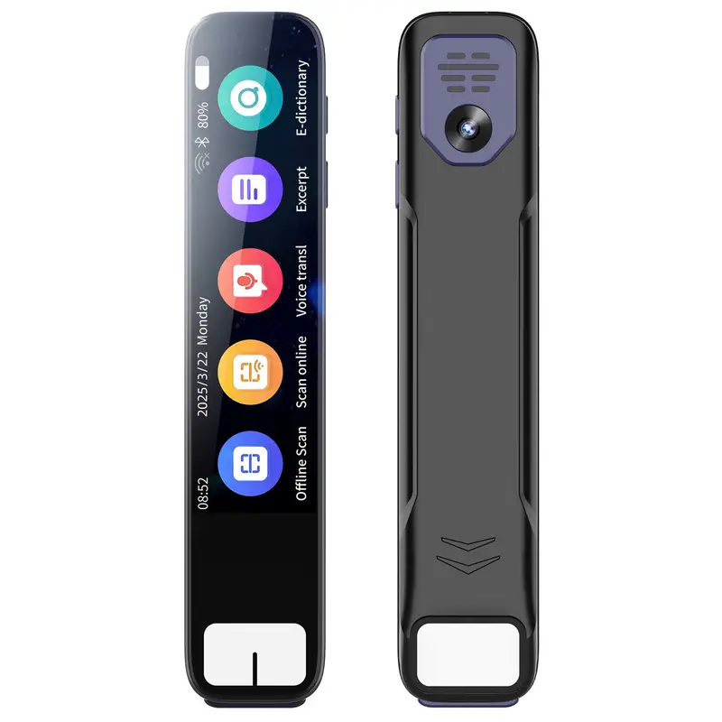 Bút phiên dịch thông minh S08 phiên bản mới Dịch trực tuyến 134 ngôn ngữ Scan văn bản và dịch hình ảnh Ghi âm thông minh 1