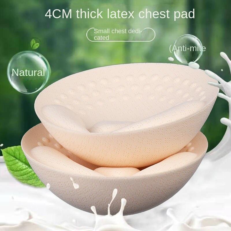  Đệm Lót Ngực Cao Su Dày Thích Hợp Cho Thể Thao Đồ Lót Áo Ngực Xốp Thích Hợp Cho Ngực Nhỏ Và Mở Rộng Siêu Dày Chèn Áo Tắm Bên Trong 