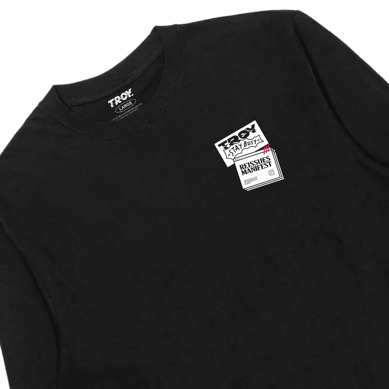 Troy Company T-Shirt Longsleeve Black Kaos Lengan Panjang Hitam Reissue Manifest LS 2101 1