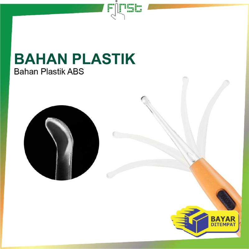 Product Introduction of [COD] FH C722 Pembersih Korekan Telinga Dewasa dan Anak dengan Lampu Senter Portabel Kuping 19