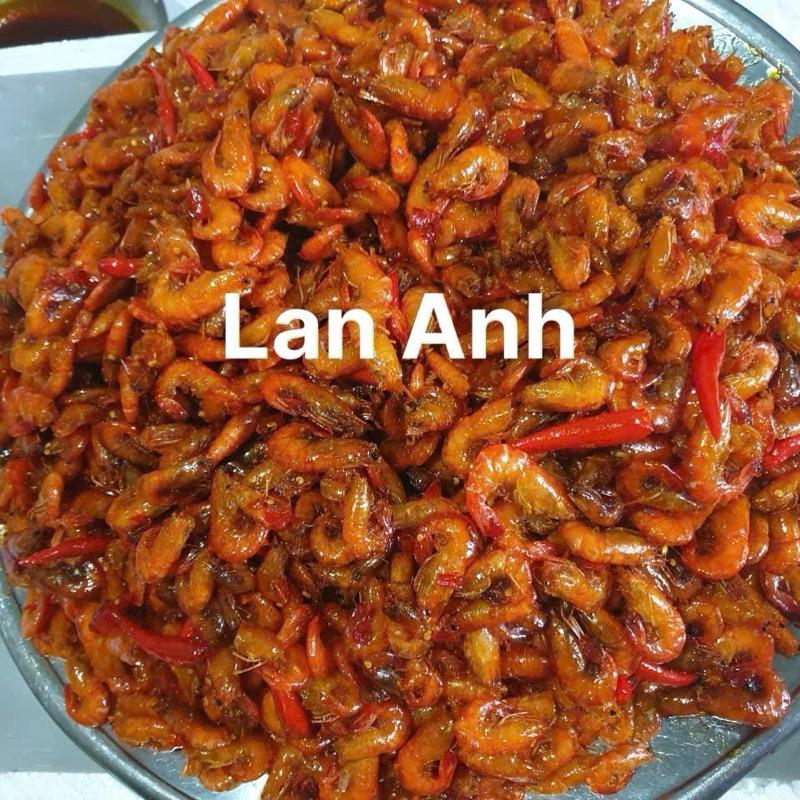 500gram tôm rim Lan Anh mẹ rim KHÔNG NGỌT ĐƯỜNG 100% độc quyền rim bếp củi siêu ngon