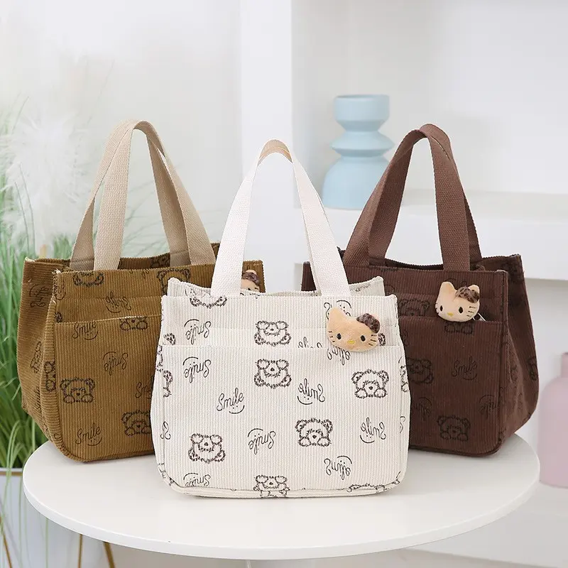 Túi Vải Sức Chứa Lớn, Tote Vải Canvas Cầm Tay Thời Trang Và Dễ Phối Đồ Thích Hợp Cho Ăn Trưa, Túi Xách Đi Lại, Hàng Mới Vềtúi xách nữ đẹp đi tiệc ví đựng tiền nữ túi xách nữ basic túi đeo chéo balo đựng đồ du lịch
