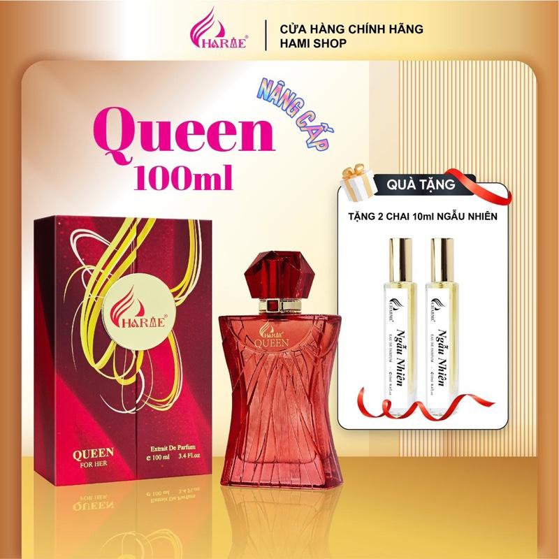 CHARME PERFUME - Nước hoa Nữ QUEEN 100ML Extrait De Perfume [tặng 2c 10ml ngẫu nhiên]  Women Xịt Thơm