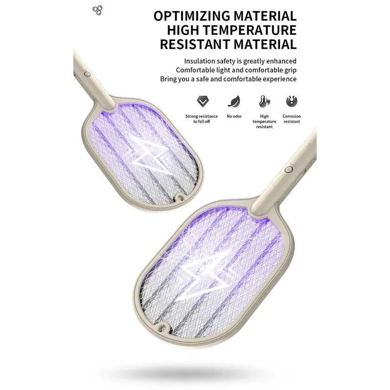 YANKE Raket Nyamuk Electric Mosquito Racket Rechargeable - WP-07 5