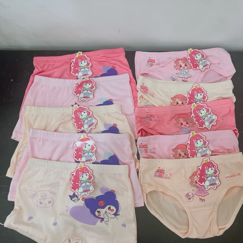 Sét 10 quần chip( 5 quần tam giác + 5 chip đùi) cho bé từ 10-27kg 2