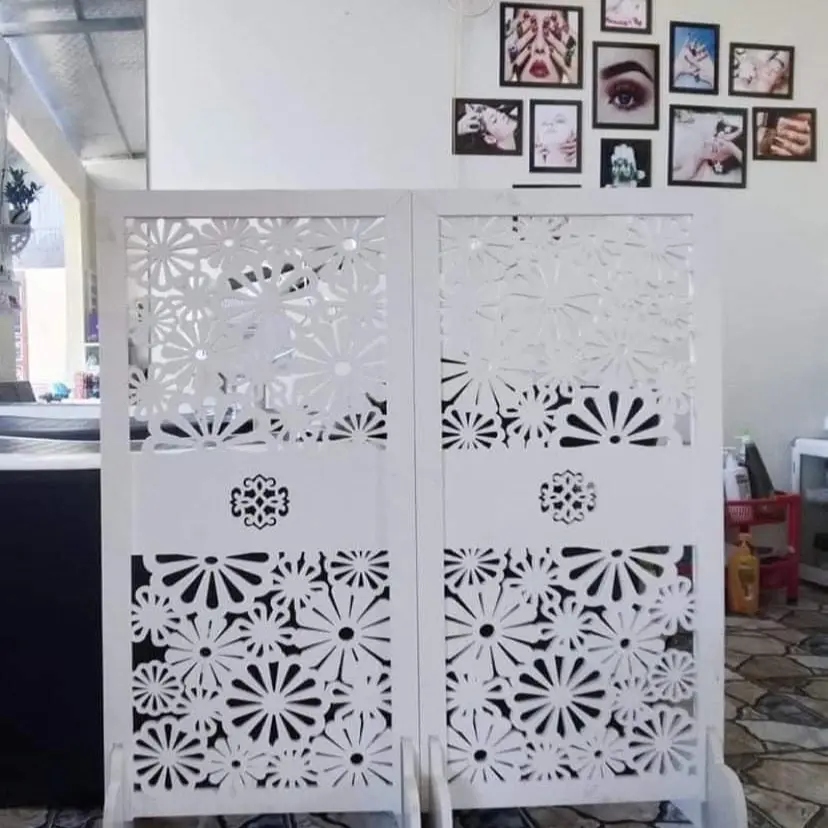 Vách ngăn 2 tấm cao 1m20 ngang 1m (có chân đứng)