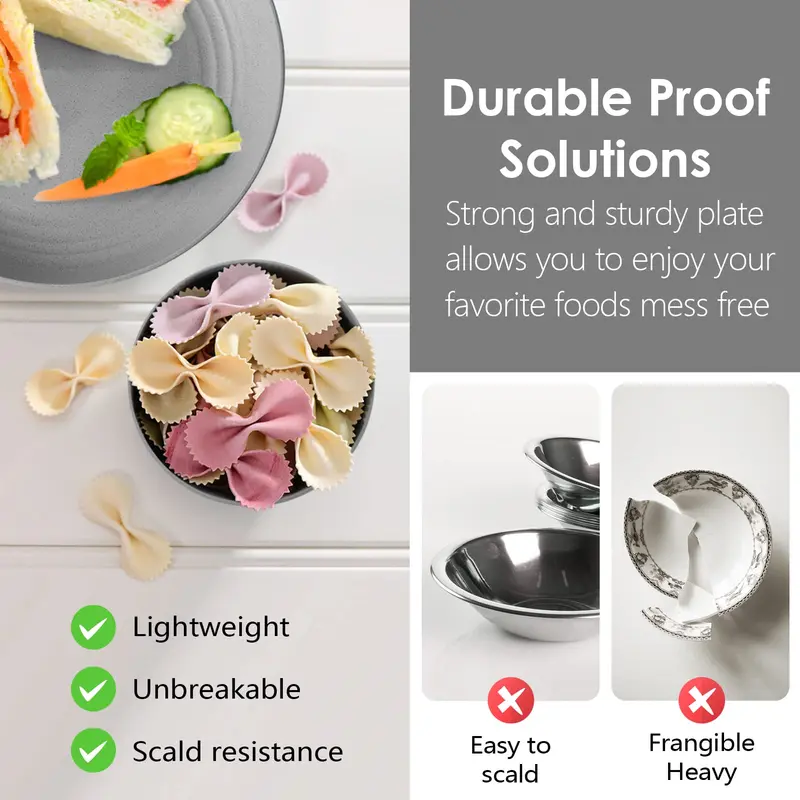 Dinnerware Set, 24pcs/set Including Plate, Dessert Plate, Bowl and Cup, Outdoor Camping Tableware Set, Summer Essentials, Summer for Gift 4