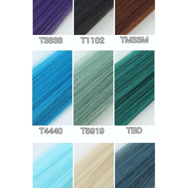Product Introduction of Sợi Tóc Tổng Hợp, Nhiều Màu, Dài 120cm, Sợi Tóc Nhiều Màu, Tóc Nối, Sợi Tóc Sợi Chịu Nhiệt Độ Cao, Thích Hợp Cho Cosplay Và Tóc Giả Cho Bé Gái, Tóc Đầy Màu Sắc, Bán Lẻ 10