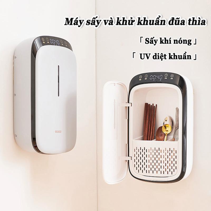 [DEAL SỐC] Máy Sấy Kết Hợp Khử Khuẩn Đũa Thìa Bằng Tia UV Tiệt Trùng Thông Minh ECOCO Máy Khử Khuẩn Máy Tiệt Trùng Mấy Sấy Đũa Máy Tiệt Trùng Đũa Thìa
